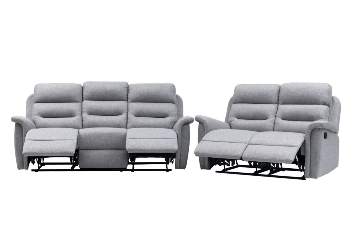 Ensemble canapés 9222 relax manuels 3 + 2 places en tissu