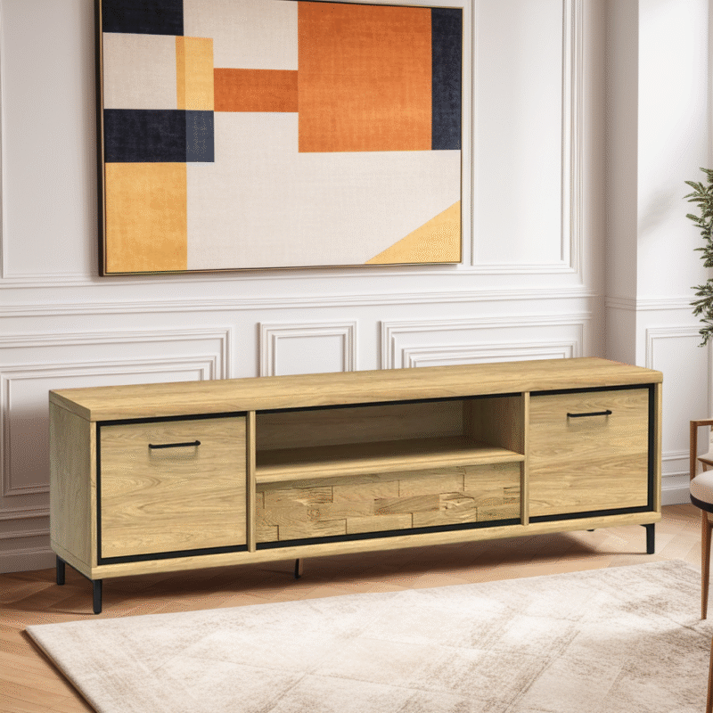 Meuble TV Grand Format avec Étagères|Destockage Express|Decora Home