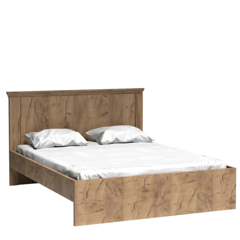 Lit double pour chambre à coucher en panneau laminé|Destockage Express|Decora Home