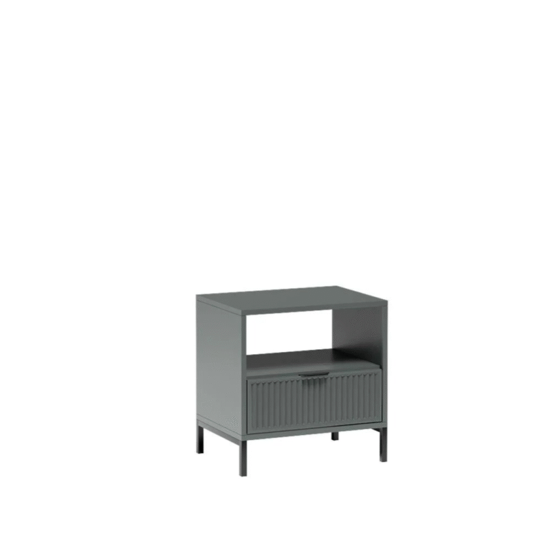 Table de Chevet Moderne avec Tiroir et Étagère|Destockage Express|Decora Home