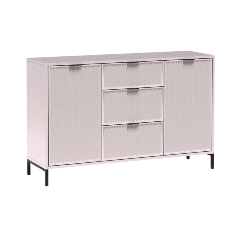Commode Moderne avec 3 Tiroirs et 2 Armoires|Destockage Express|Decora Home