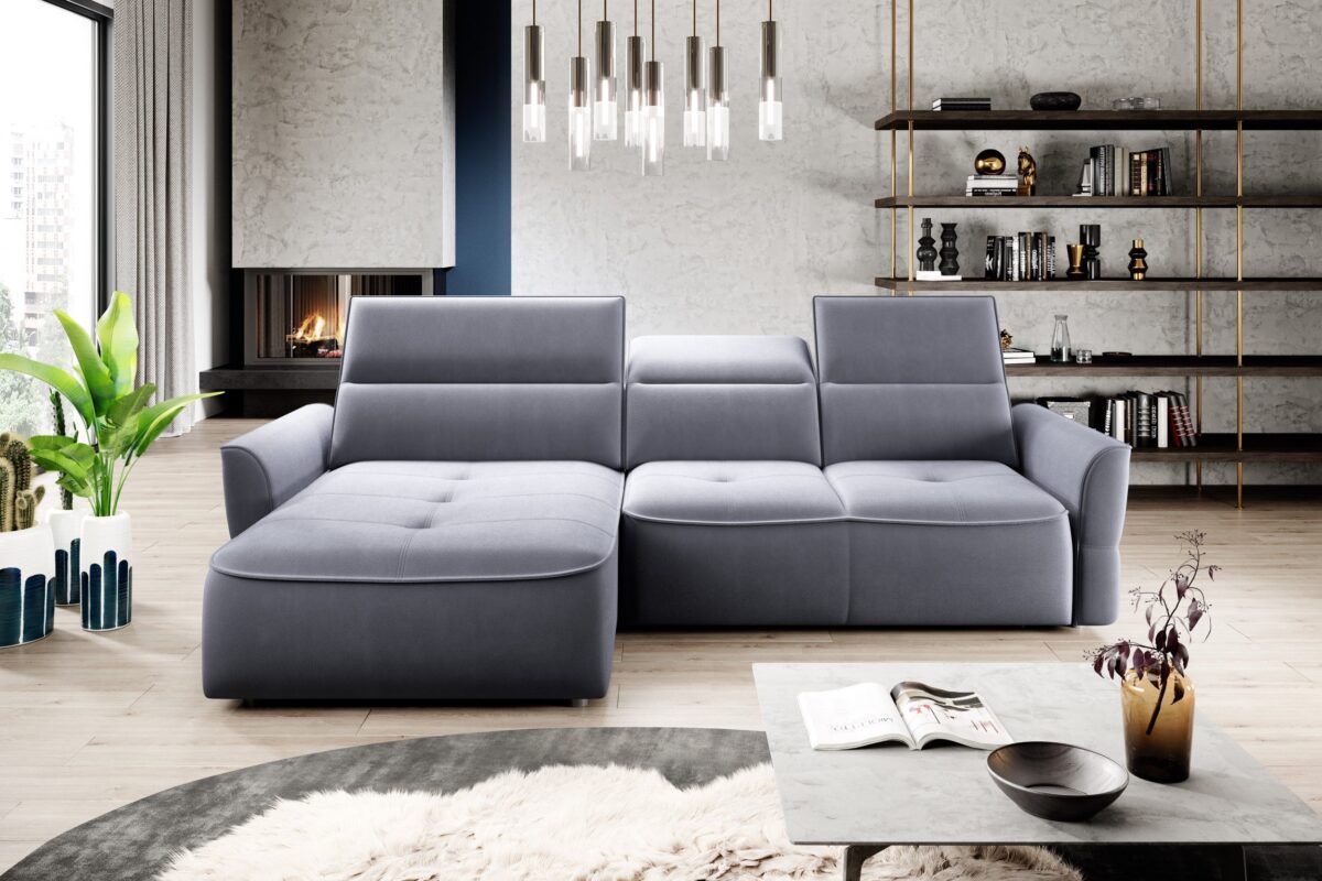 Canapé d'Angle Convertible - Design Moderne, Confort Optimal, Disponible en 3 Tailles | Canapé Réversible avec Coffre de Rangement|Offre Spéciale|Decora Home