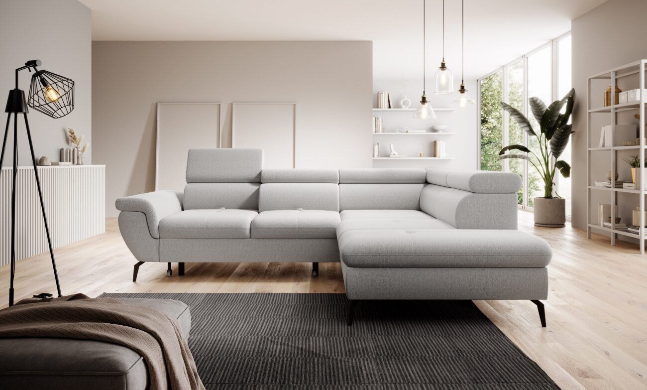 Canapé d’angle L – Design contemporain, convertible avec coffre de rangement et confort personnalisé|Offre Spéciale|Decora Home
