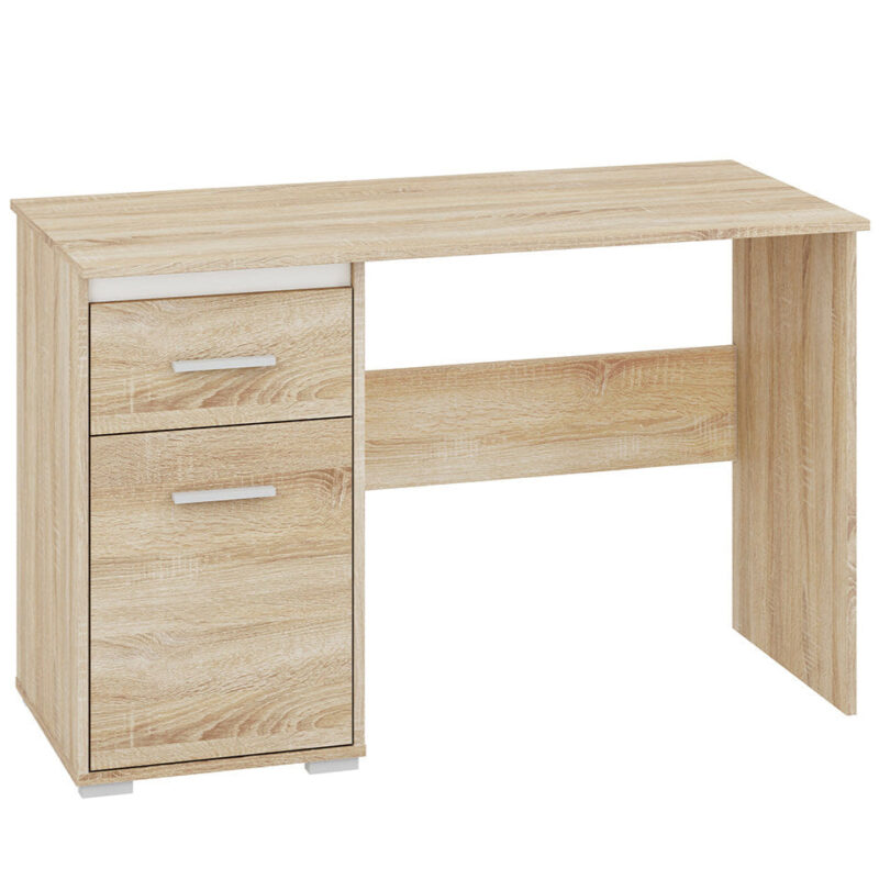 Bureau Moderne avec Bordure ABS en Lumière de Sonoma - Design Élégant et Résistant|Offre Spéciale|Decora Home