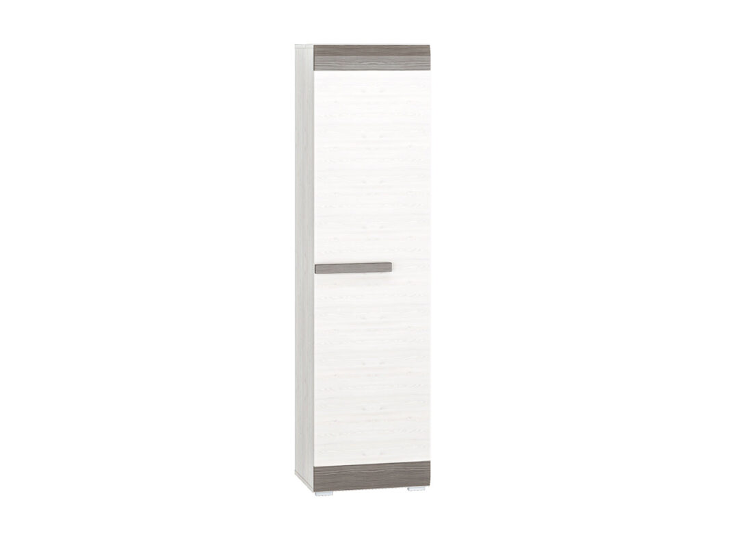 Armoire en Pin des Neiges et MDF Gris Neuf avec Bordure ABS|Dernières pièces|Decora Home