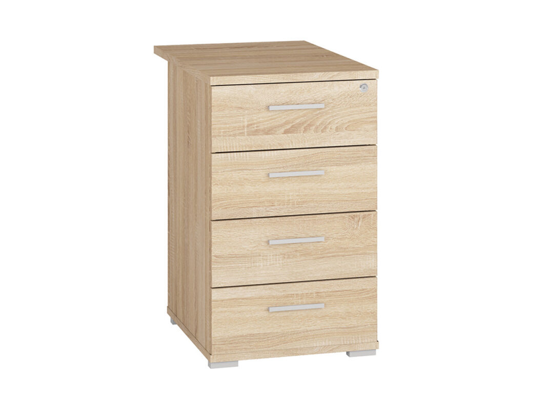 Caisson à Tiroirs de Bureau - Rangement Compact et Pratique avec Verrouillage Centralisé|Offre Spéciale|Decora Home