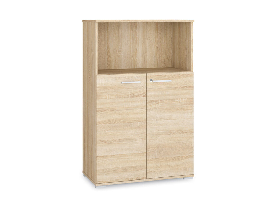 Buffet Moderne Lumière de Sonoma avec Bordure ABS - Résistant aux Rayures, Humidité et Températures Élevées|Offre Spéciale|Decora Home