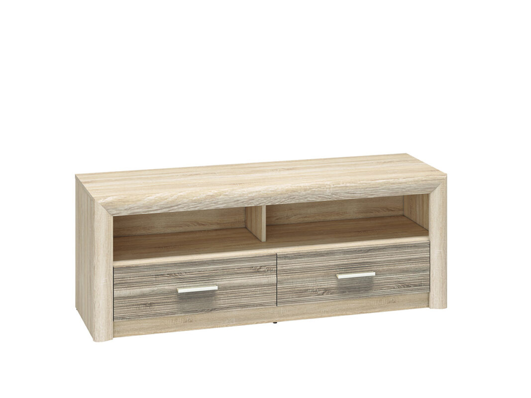 Meuble TV Moderne – Sonoma Light & MDF Sonoma Truffe – 52 cm – Élégance et Praticité|Offre Spéciale|Decora Home