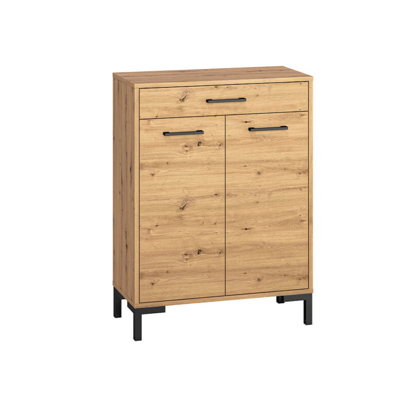 Meuble à Chaussures en Chêne Artisanal avec Bordure ABS - Rangement Pratique et Élégant|Dernières pièces|Decora Home