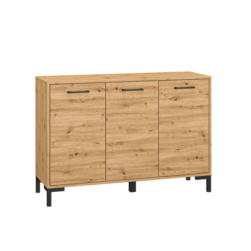 Buffet en Chêne Artisanal avec Bordure ABS - Résistant et Élégant pour un Design Moderne|Dernières pièces|Decora Home