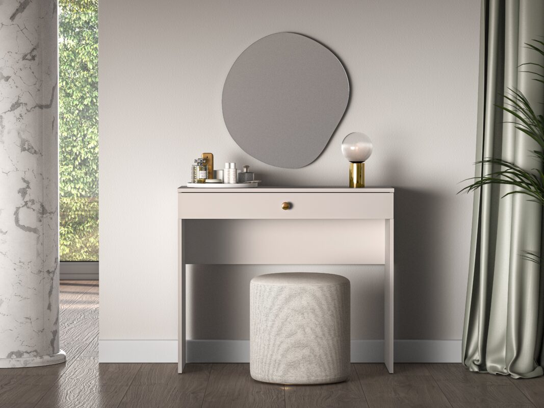 Coiffeuse  - Élégance en Cachemire avec Grand Tiroir de Rangement|Offre Limitée|Decora Home