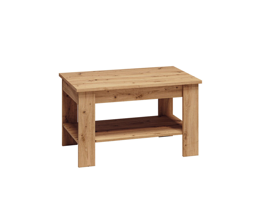 Table Basse en Chêne Artisanal – Série Artisan Épure|Dernières pièces|Decora Home