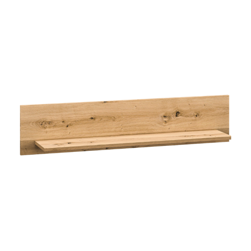 Étagère Murale en Chêne Artisanal avec Bordure ABS - Résistante aux Rayures, Humidité et Températures Élevées|Dernières pièces|Decora Home